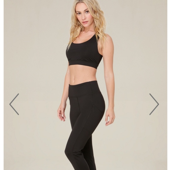 NWT Bebe black crop leggings - Picture 1 of 3